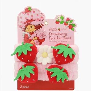 Strawberry x Celavi Spa Hair Band Set
